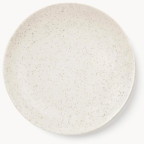 Ručne vyrobené plytké taniere Nordic Vanilla, 4 ks