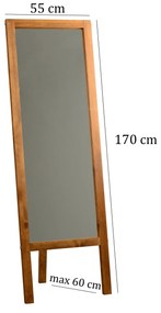 Zrkadlo cheval Vokata 1 (dub) . Vlastná spoľahlivá doprava až k Vám domov. 1093092