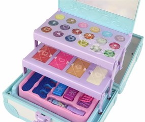 Lean Toys Detská kozmetika v modrom kufríku