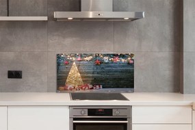 Nástenný panel  Darčeky Vianočný strom dekorácie dosky 100x50 cm