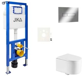 Závesný wc set do ľahkých stien / predstenová SAT SIKOJSTOR72CR