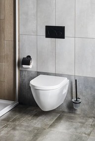 Aqualine Aqualine, NERA závesná WC misa, 50x35,5 cm, biela, NS952