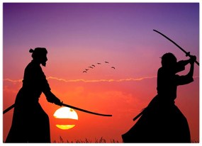 Obraz - Samuraji (70x50 cm)