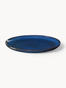 Plytké taniere Midnight, 6 ks