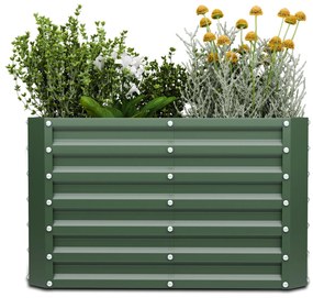 High Grow Straight vyvýšený záhon, 600 L, Ergonomický, Odolný voči poveternostným vplyvom, Otvorená základňa