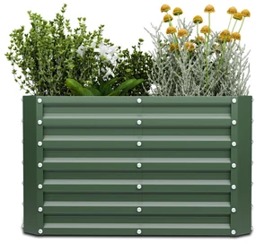 High Grow Straight vyvýšený záhon, 600 L, Ergonomický, Odolný voči poveternostným vplyvom, Otvorená základňa