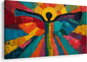 Obraz - Maľovaný anjel (90x60 cm)