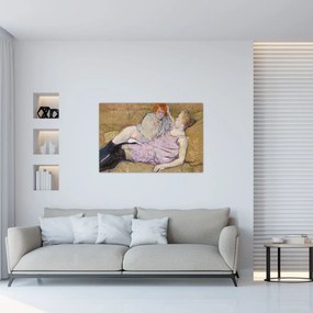 Obraz - Henri de Toulouse-Lautrec, The Sofa, reprodukcia (90x60 cm)
