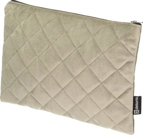 Puzdro na tablet Velvet farba produktu sivá látka lesklá, zamatová