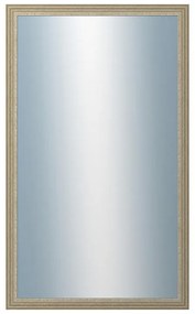 DANTIK - Zrkadlo v rámu, rozmer s rámom 60x100 cm z lišty LYON strieborná (2704)