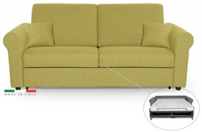 Rozkladacia POHOVKA NA KAŽDODENNÉ SPANIE SAVONA, sv. žlutá (penelope 07), 140