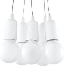 Luster na lanku DIEGO 5xE27/60W/230V