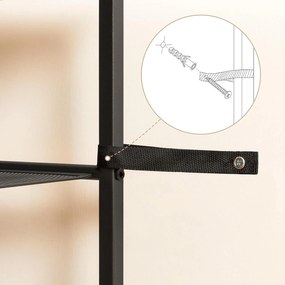 Botník Vasagle Mug 75 cm černý/hnědý