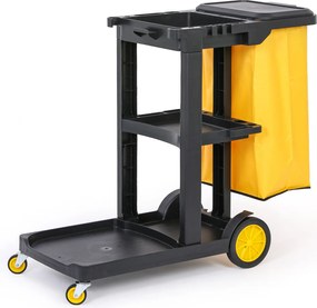 Profesionálny upratovací vozík s vrecom a vekom, 1120 × 470 × 990 mm