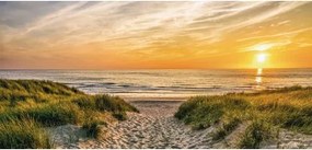 Obraz na plátne Piesočná cesta k moru, 70x33 cm%