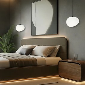 Luster na lanku STONES 1xE27/40W/230V pr. 25 cm