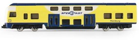 Rappa Kovový mini vlak regionálny, 16 cm