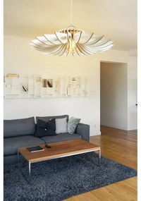 Biele závesné svietidlo ø 68 cm – Opviq lights