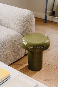 Oceľový okrúhly odkladací stolík ø 40 cm Miko – noo.ma