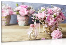 Obraz romantický ružový karafiát vo vintage nádychu Varianta: 90x60
