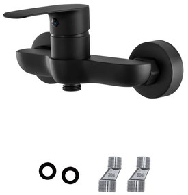 Gamma Pico, nástenná sprchová batéria 150mm, čierna matná, GMA-BPON-BK