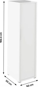 Vešiaková skriňa Rioma Typ 20 - biela