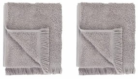 Svetlosivé bavlnené uteráky v súprave 2 ks 30x50 cm FRINO – Blomus