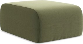 Zelená zamatová podnožka Lani – Makamii