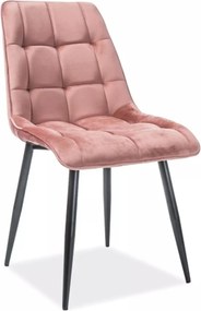 Čalúnená jedálenská stolička Chic Velvet - výber z 9 prevedení