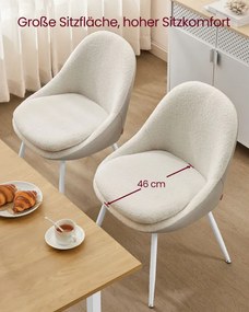 Set dvoch jedálenských stoličiek s vankúšmi KDC184W01 (2 ks)