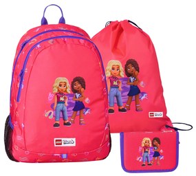 Lego Školská taška s príslušenstvom, 3-dielna súprava (Friends, Nova a Aliya) (100376255)