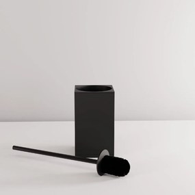 Rea Til, kovový stojan na WC s kefou, čierna matná, REA-88095