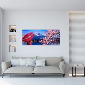 Obraz - Výhľad na vrchol, Japonsko (120x50 cm)