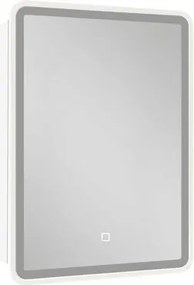 Zrkadlová skrinka s osvetlením SAT 50x71 cm kov SATZGALED5071BI