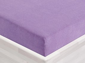 Froté napínacie prestieradlo FR-012 Levanduľové 100 x 200 - výška 20 cm