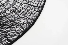 Protišmykový koberec NOVO peň / sivý kruh