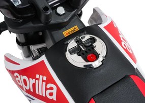 Elektrická motorka Aprilia RX biela