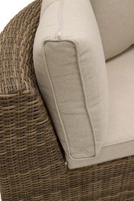 DEOKORK Ratanový rohový diel BORNEO LUXURY (hnedá)