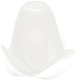 Náhradné sklo k lustru SISI E14 pr. 13 cm biele