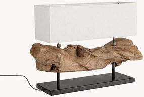 Stolová lampa z tíkového dreva Naga