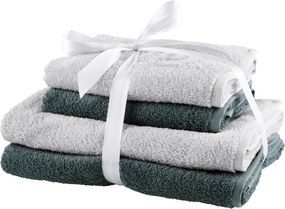 XXXLutz SADA FROTÉ UTERÁKOV, tmavozelená Bugatti - Kúpeľňový textil - 003355101502