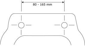 Biele WC sedadlo s jednoduchým zatváraním Wenko Premium Sea Shell, 45,5 × 38 cm