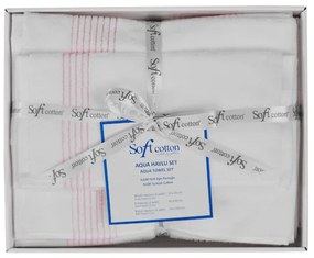 Soft Cotton Darčeková sada uterákov a osušiek AQUA
