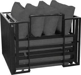 Autronic BONTEC Záhradná zostava, kov, látka, sivá, AZ-L1761 GREY Farba: Šedá