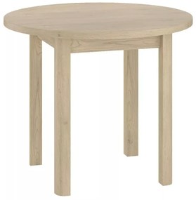 Okrúhly jedálenský stôl ADAM 80x80 cm, dekor dub Cremona Torro