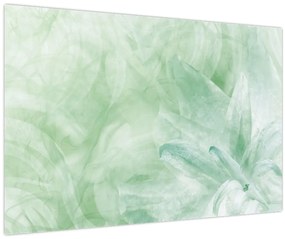 Obraz - Zelený kvet (90x60 cm)