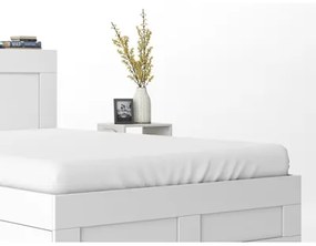 Bavlnené prestieradlo PURE s gumičkou, biele 220x200 cm