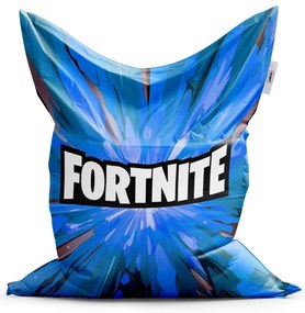 Sablio Sedací vak Classic FORTNITE modrá - 150x100 cm