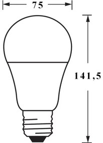 SADA 3x LED Stmievateľná žiarovka SMART+ E27/14W/230V 2700K - Ledvance