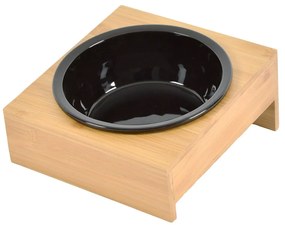 Bambusová miska s podstavcom pre psa ø 16 cm – Love Story